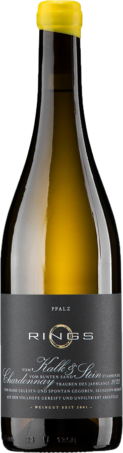 Rings Kalk & Stein Chardonnay Weißwein Pfalz Naturwein Landwein