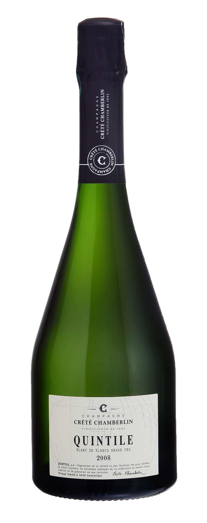 Crété Chamberlin Champagner Quintile Grand Cru Millésime 2012 Blanc de Blancs Chardonnay Schaumwein